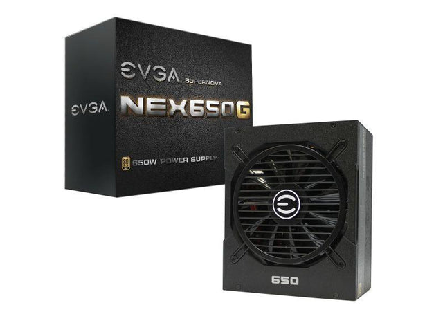 120-G1-0650-XR EVGA SuperNOVA 650-Watts 80-Plus Gold Modular Power Supply for Gen1