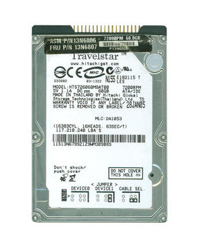 IBM - 13N6807-R - 60GB 7200RPM ATA 100 2.5 8MB Cache Hard Drive"