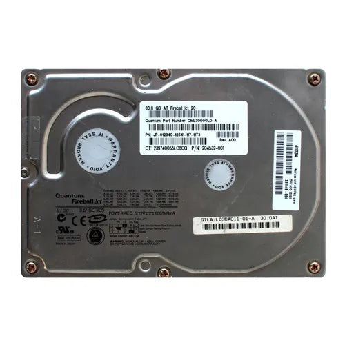 204532-001 HP 30GB 5400RPM IDE 3.5-Inch Hard Drive