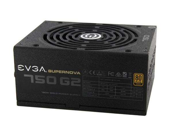 220-G2-0750-XR EVGA SuperNOVA 750-Watts 80-Plus Gold 24-Pin ATX Fully Modular Power Supply