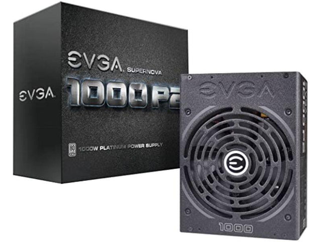 220-P2-1000-XR EVGA SuperNOVA 1000-Watts 100-240V 50-60Hz 80-Plus Platinum Fully Modular Power Supply
