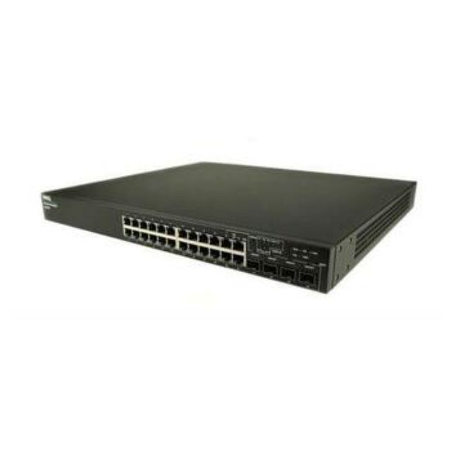 223-1440 - Dell PowerConnect 6200 Series 6224P 24 x Ports PoE 1000Base-T + 4 x Shared SFP Combo Ports Layer3 Managed 1U Rack-mountable Gigabit Ethernet Network Switch