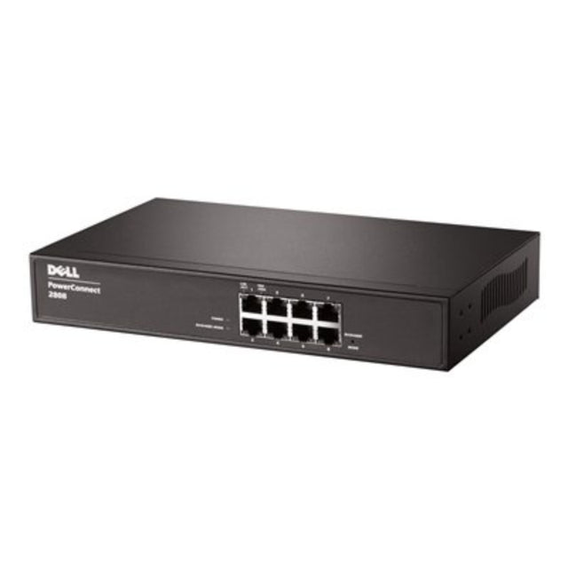 PowerConnect 2800 Series 2808 8 x Ports 10/100/1000Base-T Layer 3 Managed 1U Rack-mountable Gigabit Ethernet Network Switch