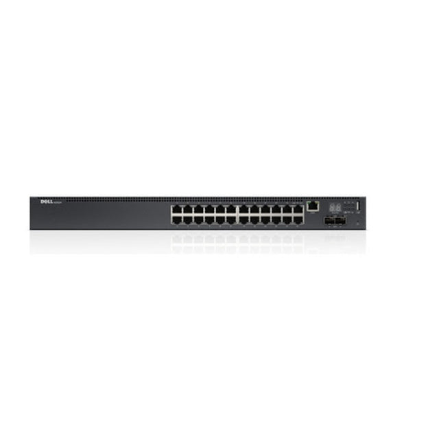 225-0847 - Dell PowerConnect 5524 24 x Ports 10/100/1000Base-T + 2 x SFP+ Ports Layer3 Managed 1U Rack-mountable Gigabit Ethernet Network Switch