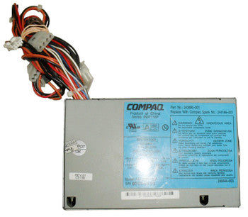 HP - 243890-001N - 250-Watts 120-240V AC 20-Pin Power Supply with Active PFC for EVO D500/ 300 Desktop System