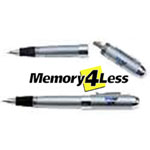 PE196486 Edge Memory DiskGO 128MB Combined USB 2.0 Portable Flash Drive & Ink Pen