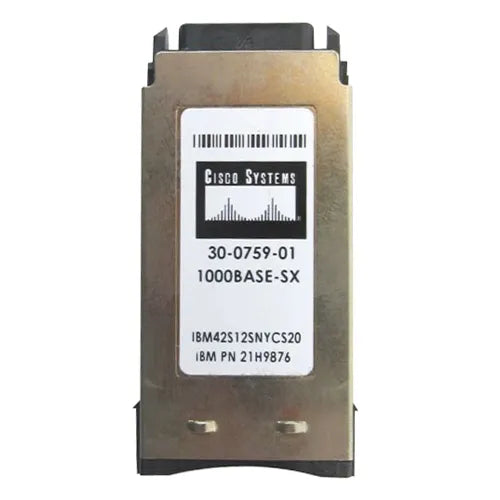 30-0759-01-3 Cisco 1Gb/s 1000Base-SX Multi-Mode Fibre 850nm 550m Duplex SC Connector GBIC Transceiver Module