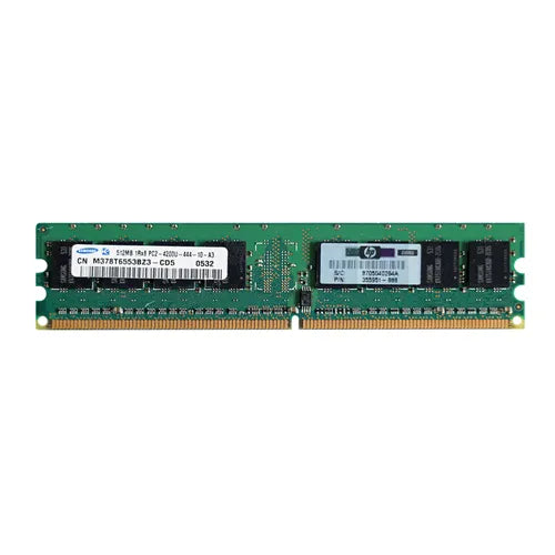 355951-888 HP 512MB DDR2-533MHz PC2-4200 Non-ECC Unbuffered UDIMM CL4 1Rx8 1.8V 240-Pin Memory Module