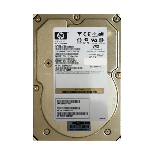 359461-003 HP 300GB 10000RPM Fibre Channel 2Gb/s Hot-Swappable Dual Port 3.5-inch Hard Drive with Tray