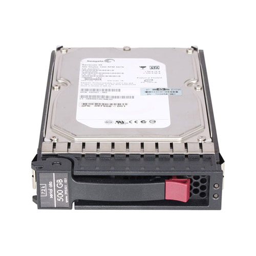 395501-002 HP 500GB 7200RPM SATA 1.5Gb/s SFF Hot-Pluggable 3.5-inch Hard Drive with Tray for Gen1 to Gen7 ProLiant Server