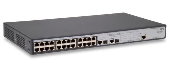 3CBLSF26H-US - HP Baseline 2226 Plus 24 x Ports 10/100Base-TX LAN + 2 x SFP Layer-2 Managed Fast Ethernet Network Switch