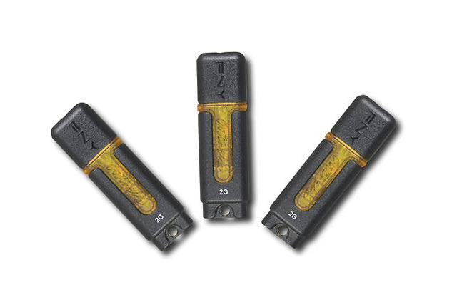 41011Q PNY 2GB USB 2.0 Flash Drive 3-Pack