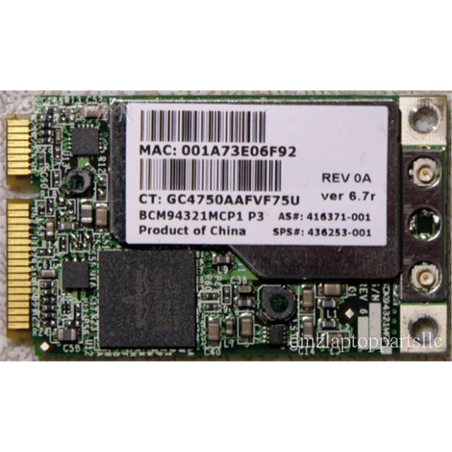 436253-001N HP Mini PCI-Express 54G WiFi 802.11a/b/g High-Speed Embedded Wireless LAN (WLAN) Network Adapter with Bluetooth