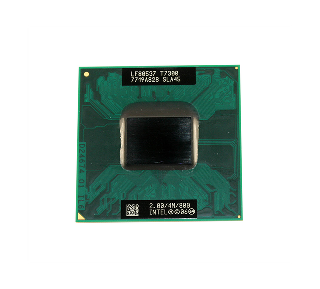 438086-203 - HP 2.00GHz 800MHz FSB 4MB L2 Cache Socket PPGA478 Intel Core 2 Duo T7300 Dual-core (2 Core) Processor