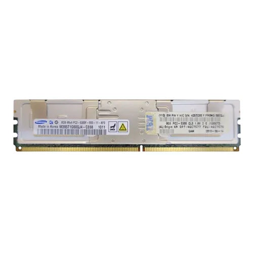 43X5285 IBM 8GB DDR2-667MHz PC2-5300 ECC Fully Buffered FB-DIMM CL5 2Rx4 1.8V 240-Pin Memory Module