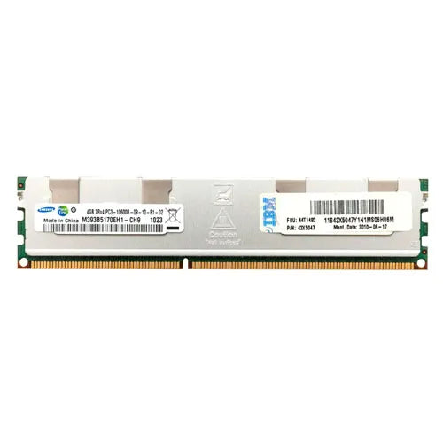 44T1483-OEM OEM 4GB DDR3-1333MHz PC3-10600 ECC Registered RDIMM CL9 2Rx4 1.35V 240-Pin Memory Module