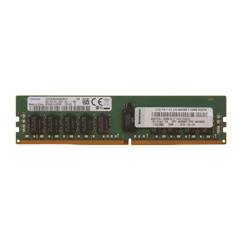 46W0823 Lenovo 8GB DDR4-2400MHz PC4-19200 ECC Registered RDIMM CL17 1Rx4 1.2V 288-Pin Memory Module