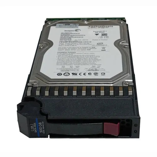480940-001 HP 500GB 7200RPM SATA 6Gb/s LFF Hot-Pluggable Dual Port 3.5-inch Midline Hard Drive with Tray for MSA/MSA2 StorageWorks
