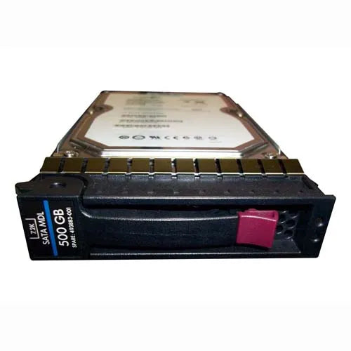 493883-001 HP 500GB 7200RPM SATA 3Gb/s LFF Hot-Pluggable 3.5-inch Midline Hard Drive with Smart Carrier for Gen1 to Gen7 ProLiant Server