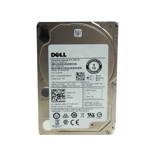 56M6W-RFB - Dell 1TB 7200RPM SAS 12Gb/s Hot-Pluggable 2.5-Inch NearLIne Hard Drive