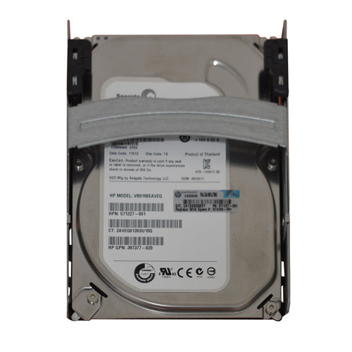 574269-001 HP 160GB 7200RPM SATA 3Gb/s 8MB Cache LFF Hot-Pluggable 3.5-inch Hard Drive
