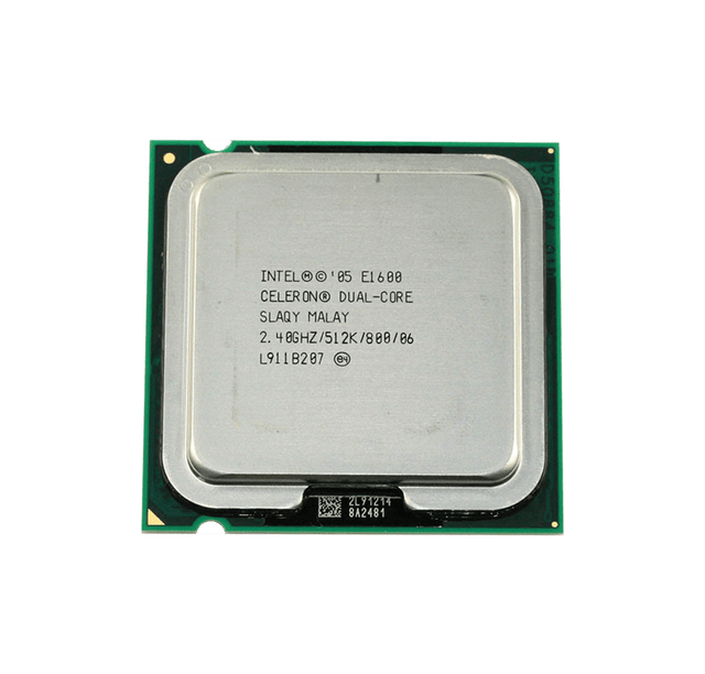 577416-001 - HP 2.40GHz 800MHz FSB 512KB L2 Cache Socket LGA775 Intel Celeron E1600 Dual-core (2 Core) Processor