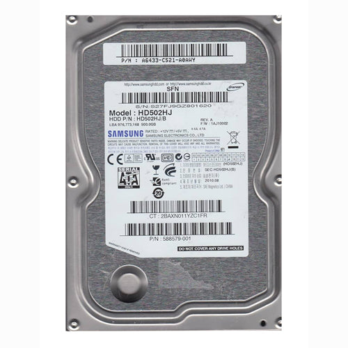 588579-001 HP 500GB 7200RPM SATA 3Gb/s 16MB Cache 3.5-inch Hard Drive