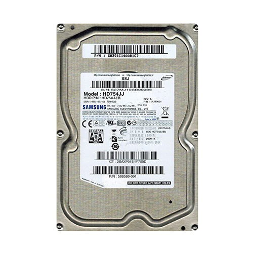 588580-001 HP 750GB 7200RPM SATA 3Gb/s NCQ 16MB Cache 3.5-inch Hard Drive