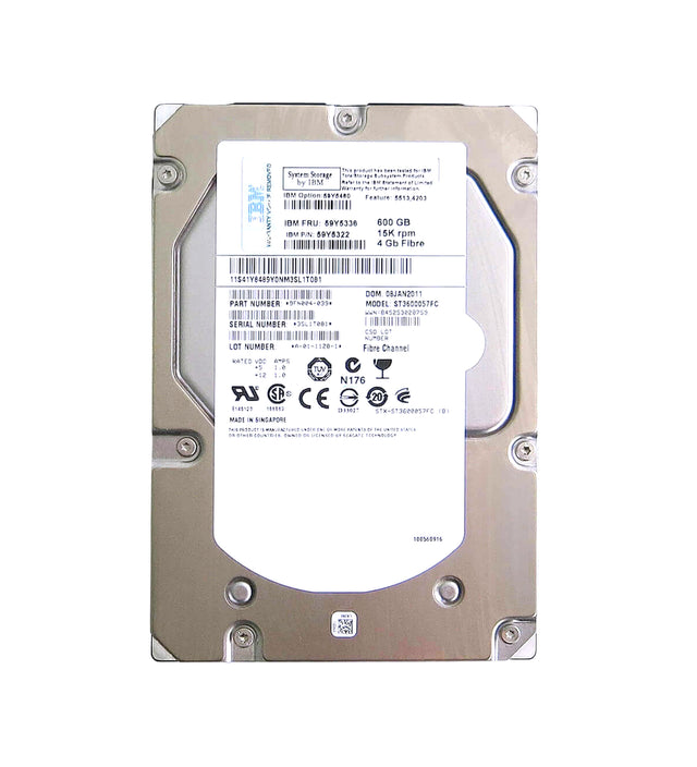 600GB 15000RPM Fibre Channel 4Gb/s 3.5-Inch Hard Drive
