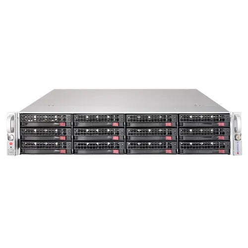 6029U-E1CR4 Supermicro 2U 12 x 3.5in Server w/ X11DPU, DUAL Power Supply, TRAYS