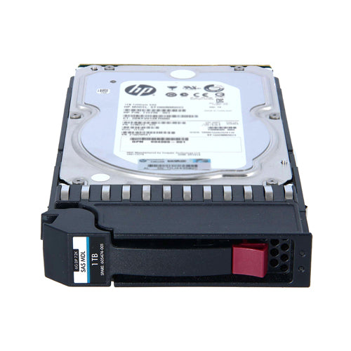 605474-001 HP 1TB 7200RPM SAS 6Gb/s Hot-Pluggable Dual Port LFF 3.5-inch Midline Hard Drive with Tray for MSA/MSA2 Storage Array