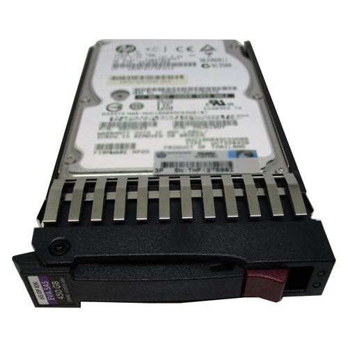 613921-001 HP 450GB 10000RPM SAS 6Gb/s Hot-Swappable 2.5-Inch Enterprise Hard Drive with Tray for P6000 Series M6625 EVA Enclosures