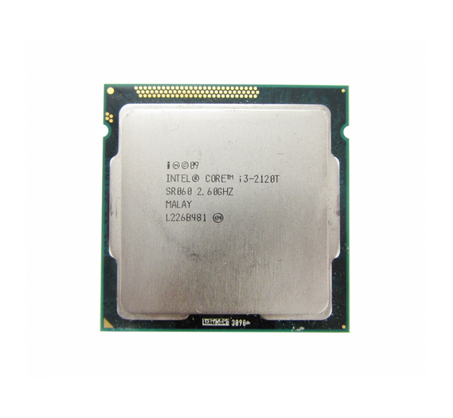621868-032 - HP 2.60GHz 5.00GT/s DMI 3MB L3 Cache Socket FCLGA1155 Intel Core i3-2120T Dual-core (2 Core) Processor