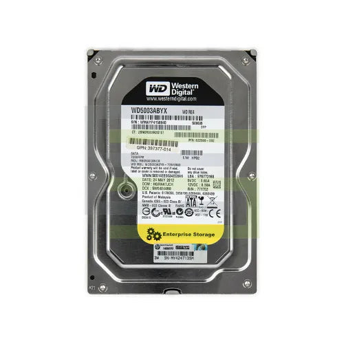 622598-002-RFB - HP 500GB 7200RPM SATA 3Gb/s NCQ Hot-Pluggable 3.5-inch Hard Drive with Tray for Gen1 to Gen7 ProLiant Server