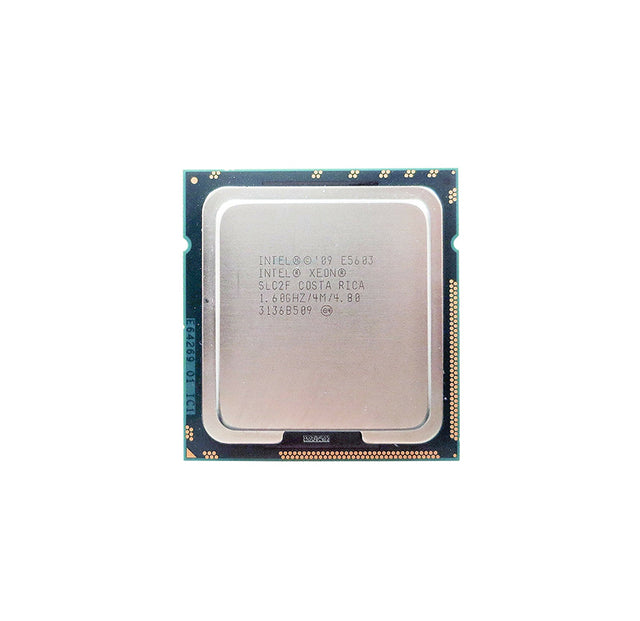 628700-001 - HP 1.60GHz 4.80GT/s QPI 4MB L3 Cache Socket FCLGA1366 Intel Xeon E5603 Quad-core (4 Core) Processor for ProLiant Servers