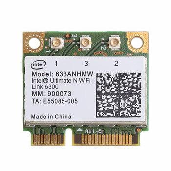 Intel - 633ANHMWWB10PK - Centrino Ultimate-n 6300 450Mbps 2.4GHz / 5GHz IEEE 802.11a/b/g/n Bluetooth 4.0 Half Mini PCI Express Wireless Network Card for H