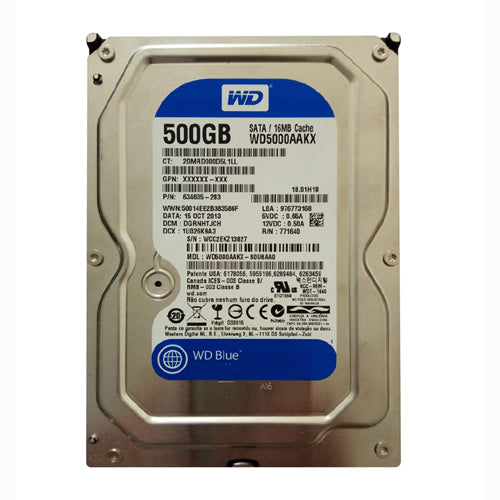 634605-203 HP 500GB 7200RPM SATA 6Gb/s 16MB Cache 3.5-inch Hard Drive