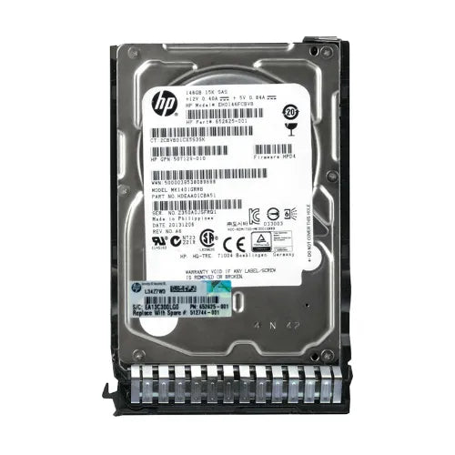 652625-001-NT - HP 146GB 15000RPM SAS 6Gb/s Hot-Pluggable Dual Port SFF 2.5-inch Hard Drive with Tray for Gen1/7 ProLiant Server