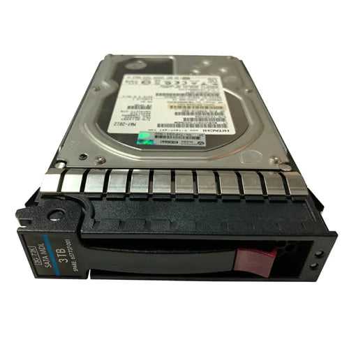657737-001 HP 3TB 7200RPM SATA 3Gb/s Hot-Pluggable LFF 3.5-inch Midline Hard Drive with Tray for Gen1/7 ProLiant Server