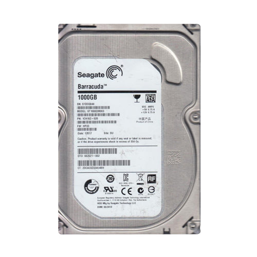 662621-002 HP 1TB 7200RPM SATA 6Gb/s NCQ LFF 3.5-inch Midline Hard Drive