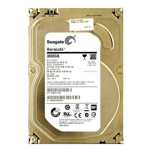 664016-001 HP 3TB 7200RPM SATA III 6Gb/s 3.5-Inch Hard Drive
