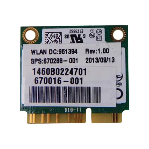 670016-001 - HP Centrino Wireless-N 2200 2200BNHMW 802.11b/g/n 300Mbit/s Wireless Mini-PCI Express Adapter Card for ThinkPad T530 /T430