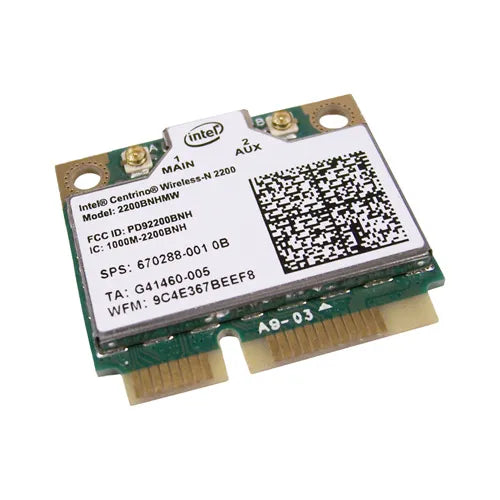 670288-001 - HP Centrino Wireless-N 2200 2200BNHMW 802.11b/g/n 300Mbit/s Wireless Mini-PCI Express Adapter Card for ThinkPad T530 /T430