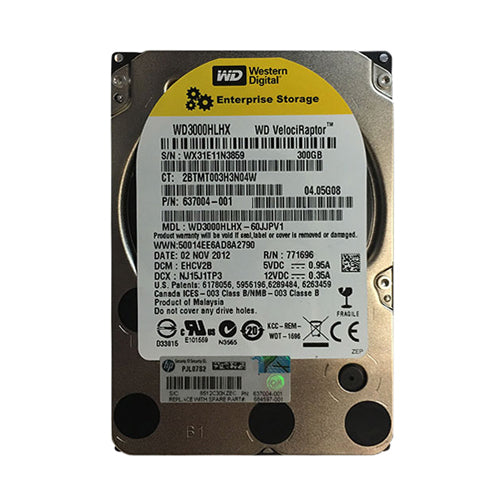 684597-001 HP 300GB 10000RPM SATA 6Gb/s 2.5-inch Hard Drive