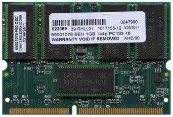 PNY Technology - 69001078-F00-CSC - 1GB DDR SoDimm Registered ECC PC-133 133Mhz Memory