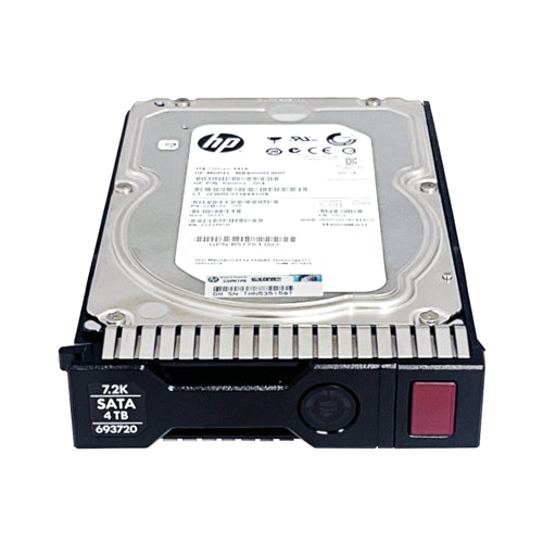 693720-001 HP 4TB 7200RPM SATA 6Gb/s Hot-Swappable 512n 3.5-Inch Midline Hard Drive for ProLiant Servers