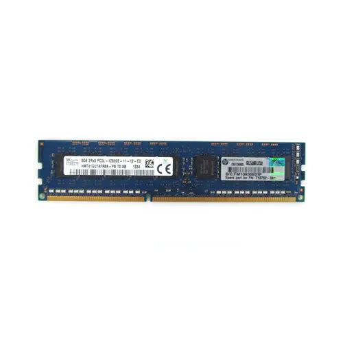 713752-081 - HP 8GB DDR3-1600MHz PC3-12800 ECC Unbuffered CL11 240-Pin DIMM 1.35V Low Voltage Dual Rank Memory Module