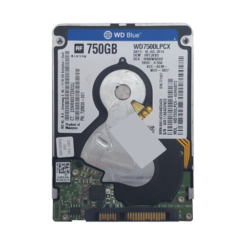 726830-001 HP 750GB 5400RPM SATA 6Gb/s 16MB Cache 2.5-inch Hard Drive