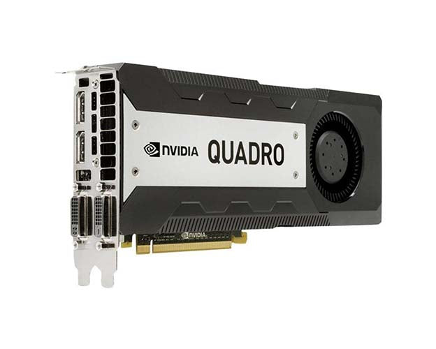 730874-B21 - HP NVIDIA Quadro K6000 12GB GDDR5 384-bit DVI-I DVI-D Dual Display Port PCI Express 3.0 x16 Video Graphics Card