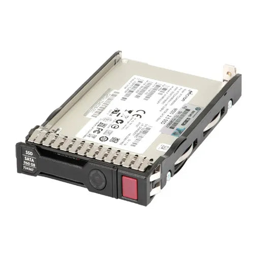 734567-001 HP 960GB Multi-Level Cell SATA 6Gb/s Value Endurance SFF 2.5-Inch Solid State Drive with Hot Pluggable Smart Carrier for ProLiant Server DL560 Gen10